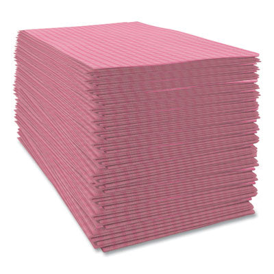 Tuff-Job Foodservice Towels, 12 x 24, Pink/White, 200/Carton OrdermeInc OrdermeInc
