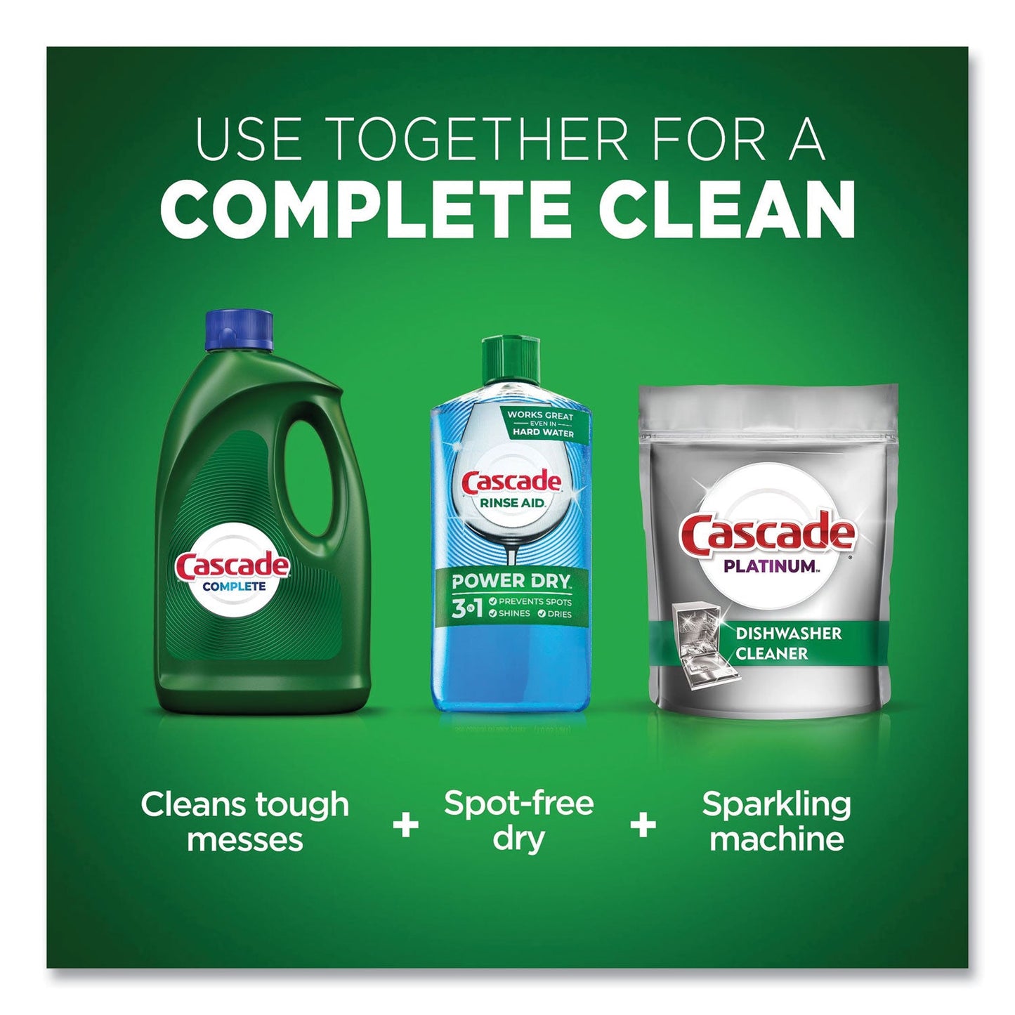 Complete Gel Dishwasher Detergent, Fresh, 120 oz Bottle, 4/Carton - OrderMe