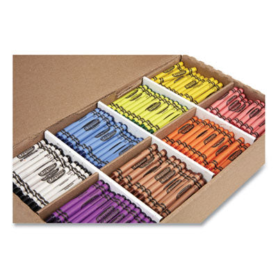 BINNEY & SMITH / CRAYOLA Classpack Regular Crayons, 8 Colors, 800/Box - OrdermeInc