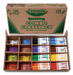 BINNEY & SMITH / CRAYOLA Crayons and Markers Combo Classpack, Eight Colors, 256/Set