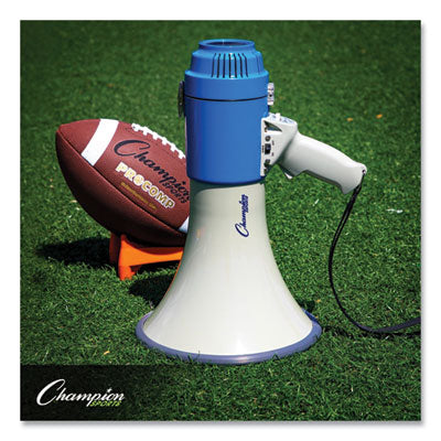 Megaphone, 12 W to 25 W, 1,000 yds Range, White/Blue OrdermeInc OrdermeInc