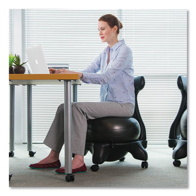 FitPro Ball Chair, Supports Up to 200 lb, Gray OrdermeInc OrdermeInc