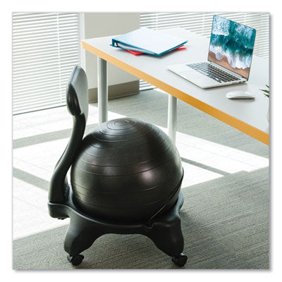 FitPro Ball Chair, Supports Up to 200 lb, Gray OrdermeInc OrdermeInc