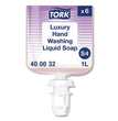 Luxury Liquid Soap, Soft Rose Scent, 1L Refill, 6/Carton OrdermeInc OrdermeInc