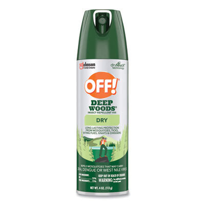 Deep Woods Dry Insect Repellent, 4 oz Aerosol Spray, Neutral, 12/Carton OrdermeInc OrdermeInc