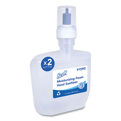 Scott® Pro Moisturizing Foam Hand Sanitizer, 1,200 mL Cassette, Fruity Cucumber Scent, 2/Carton - OrdermeInc