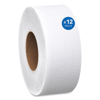 Scott® Essential 100% Recycled Fiber JRT Bathroom Tissue for Business, Septic Safe, 2-Ply, White, 3.55" x 1,000 ft, 12 Rolls/Carton - OrdermeInc