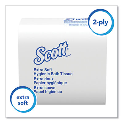 Scott® Hygienic Bath Tissue, Septic Safe, 2-Ply, White, 250/Pack, 36 Packs/Carton OrdermeInc OrdermeInc