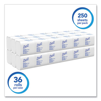 Scott® Hygienic Bath Tissue, Septic Safe, 2-Ply, White, 250/Pack, 36 Packs/Carton OrdermeInc OrdermeInc