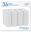 Scott® Essential Coreless SRB Bathroom Tissue, Septic Safe, 2-Ply, White, 1,000 Sheets/Roll, 36 Rolls/Carton - OrdermeInc