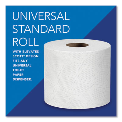 Scott® Essential Standard Roll Bathroom Tissue for Business, Septic Safe, Convenience Carton, 2-Ply, White, 550/Roll, 20 Rolls/CT - OrdermeInc