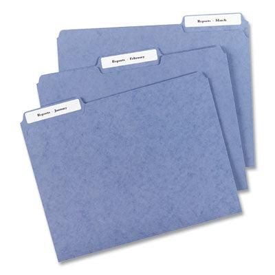 Mini-Sheets Permanent File Folder Labels, 0.66 x 3.44, White, 12/Sheet, 25 Sheets/Pack OrdermeInc OrdermeInc