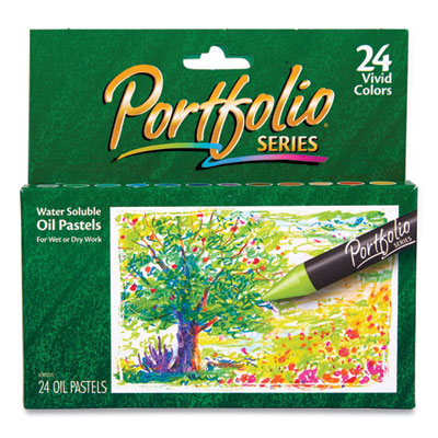 Crayola® Portfolio Series Oil Pastels, 24 Assorted Colors, 24/Pack - OrdermeInc