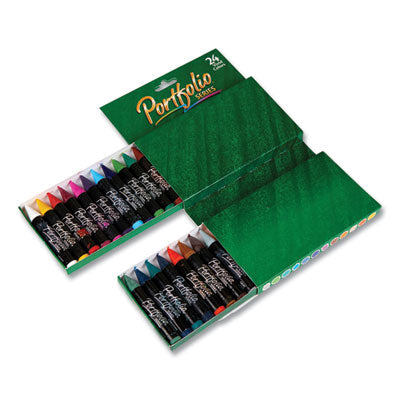 Crayola® Portfolio Series Oil Pastels, 24 Assorted Colors, 24/Pack - OrdermeInc