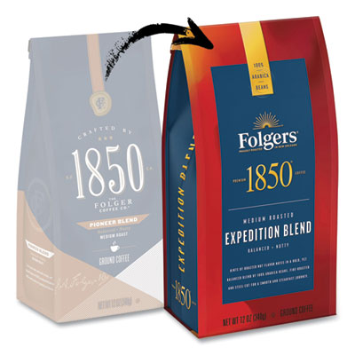 Coffee, Expedition Blend, Medium Roast, Ground, 12 oz Bag - OrdermeInc