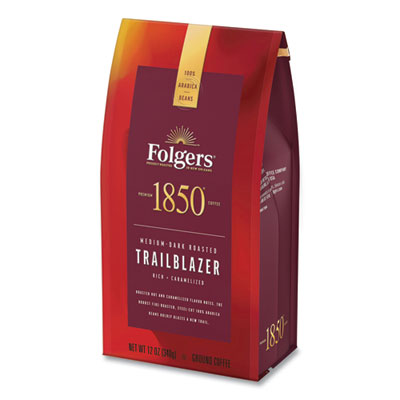 Coffee, Trailblazer, Dark Roast, Ground, 12 oz Bag - OrdermeInc