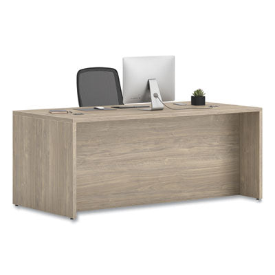10500 Series Double Full-Height Pedestal Desk, Left: Box/Box/File, Right: File/File, 72" x 36" x 29.5", Kingswood Walnut OrdermeInc OrdermeInc