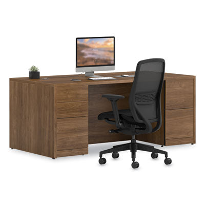 10500 Series Double Full-Height Pedestal Desk, Left: Box/Box/File, Right: File/File, 72" x 36" x 29.5", Pinnacle OrdermeInc OrdermeInc