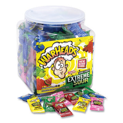 Xtreme Sour Hard Candy, Assorted Flavors, 34 oz Tub, Ships in 1-3 Business Days OrdermeInc OrdermeInc