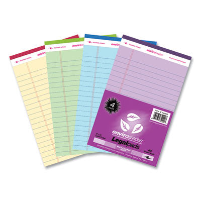 Enviroshades Legal Notepads, 40 Assorted 5 x 8 Sheets, 72 Notepads/Carton, Ships in 4-6 Business Days OrdermeInc OrdermeInc