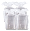 PresentaBowls Pro Clear Square Lids for 24-32 oz Bowls, 8.5 x 8.5 x 0.5, Clear, Plastic, 63/Bag, 4 Bags/Carton OrdermeInc OrdermeInc