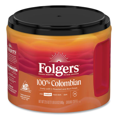 100% Columbian Coffee, 22.6 oz Canister OrdermeInc OrdermeInc