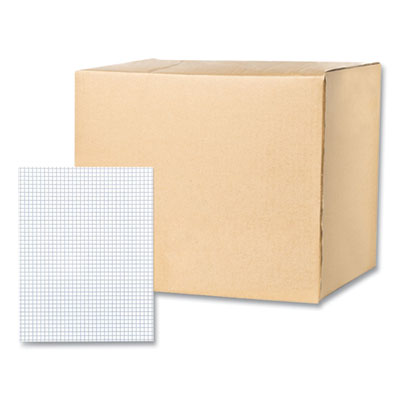 Gummed Pad, 4 sq/in Quadrille Rule, 50 White 8.5 x 11 Sheets, 72/Carton, Ships in 4-6 Business Days OrdermeInc OrdermeInc
