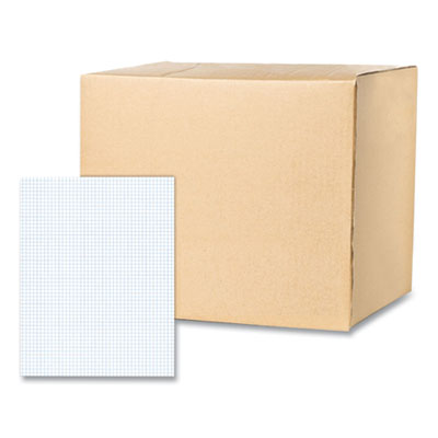 Gummed Pad, 5 sq/in Quadrille Rule, 50 White 8.5 x 11 Sheets, 72/Carton, Ships in 4-6 Business Days OrdermeInc OrdermeInc