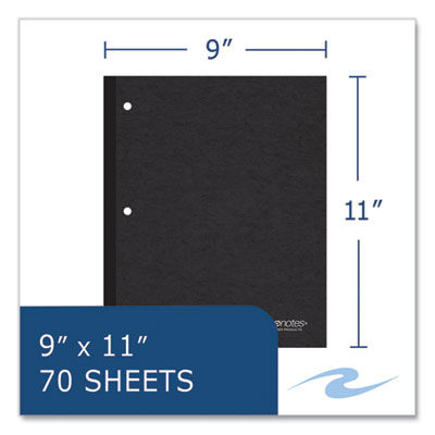 Earthtones Wireless 1 Subject Notebook, Med/College Rule, Random Asst Covers, (70) 11x8.5 Sheets, 24/CT,Ships in 4-6 Bus Days - OrdermeInc