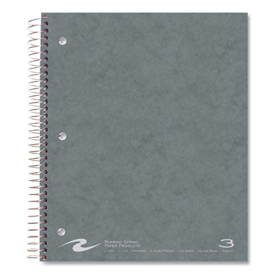 Subject Wirebound Notebook, 3-Subject, Medium/College Rule, Asst Cover, (120) 11 x 9 Sheets, 24/Carton, Ships in 4-6 Bus Days - OrdermeInc