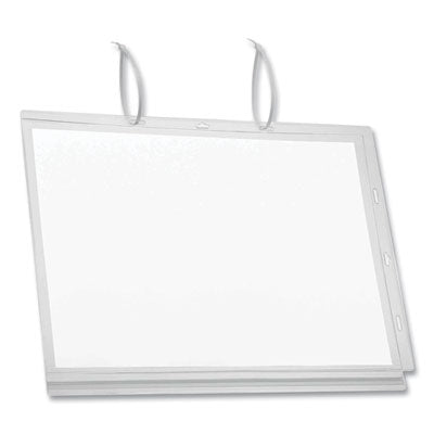 Water-Resistant Sign Holder Pockets with Cable Ties, 11 x 17, Clear Frame, 5/Pack OrdermeInc OrdermeInc