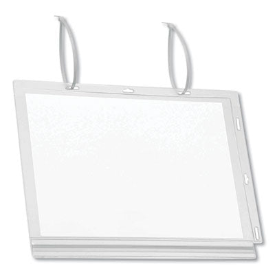 Water Resistant Sign Holder Pockets with Cable Ties, 8.5 x 11, Clear Frame, 5/Pack OrdermeInc OrdermeInc