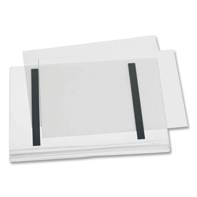 Magnetic Water-Resistant Sign Holder, 8.5 x 11, Clear Frame, 5/Pack OrdermeInc OrdermeInc