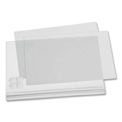 Self-Adhesive Water-Resistant Sign Holder, 8.5 x 11, Clear Frame, 5/Pack OrdermeInc OrdermeInc