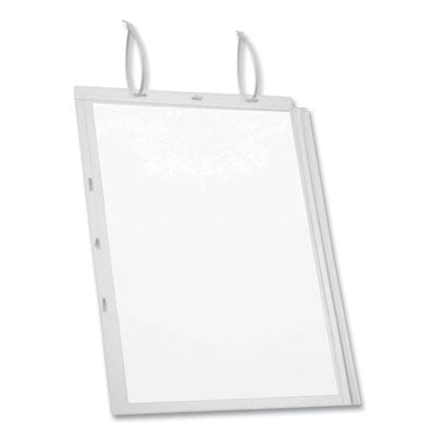 Water-Resistant Sign Holder Pockets with Cable Ties, 11 x 17, Clear Frame, 5/Pack OrdermeInc OrdermeInc
