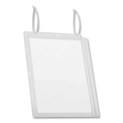 Water Resistant Sign Holder Pockets with Cable Ties, 8.5 x 11, Clear Frame, 5/Pack OrdermeInc OrdermeInc