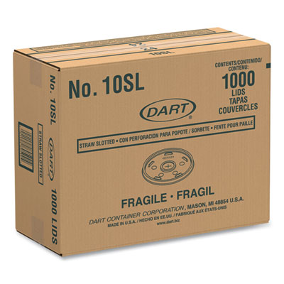 Plastic Cold Cup Lids, Fits 10 oz Cups, Translucent, 100 Pack, 10 Packs/Carton OrdermeInc OrdermeInc
