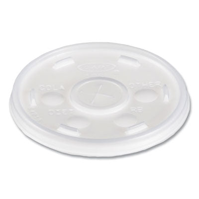 Plastic Cold Cup Lids, Fits 10 oz Cups, Translucent, 100 Pack, 10 Packs/Carton OrdermeInc OrdermeInc