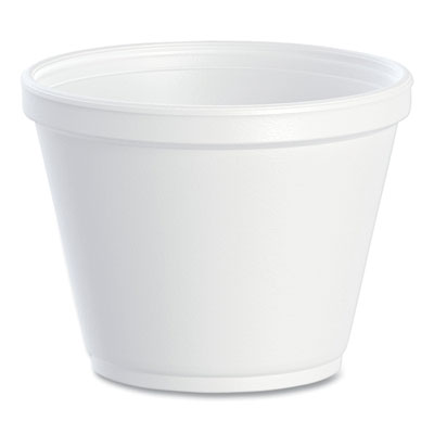 DART Food Containers, 12 oz, White, Foam, 25/Bag, 20 Bags/Carton - OrdermeInc