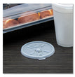DART Lift n' Lock Plastic Hot Cup Lids, With Straw Slot, Fits 12 oz to 24 oz Cups, Translucent, 100/Pack, 10 Packs/Carton - OrdermeInc