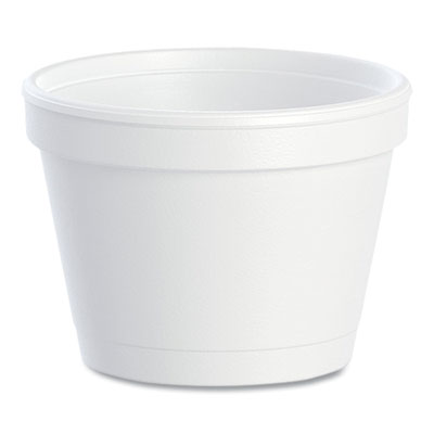 DART Bowl Containers, 4 oz, White, Foam, 1,000/Carton - OrdermeInc