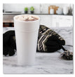 Foam Drink Cups, Hot/Cold, 24 oz, White, 25/Bag, 20 Bags/Carton OrdermeInc OrdermeInc