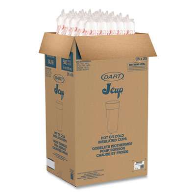 Coca-Cola Foam Cups, 24 oz, White/Red, 20/Bag, 25 Bags/Carton OrdermeInc OrdermeInc