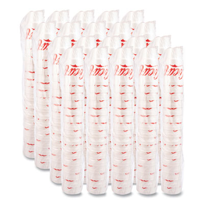 Coca-Cola Foam Cups, 44 oz, White/Red, 20/Bag, 15 Bags/Carton OrdermeInc OrdermeInc