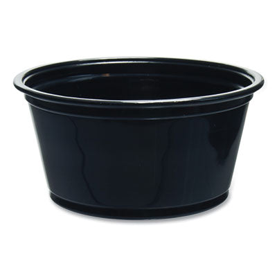 Conex Complements Portion/Medicine Cups, 2 oz, Black, 125/Bag, 20 Bags/Carton OrdermeInc OrdermeInc