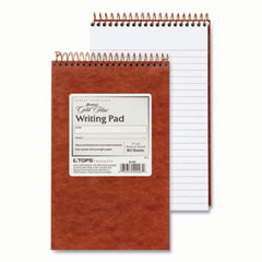 Ampad® Gold Fibre Retro Wirebound Writing Pads, Medium/College Rule, Red Cover, 80 White 5 x 8 Sheets - OrdermeInc