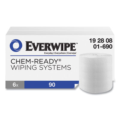 Chem-Ready Dry Wipes, 10 x 12, 90/Box, 6 Boxes/Carton OrdermeInc OrdermeInc