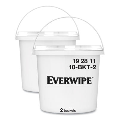 High Volume Wet Wipe Centerpull Resealable Bucket , 12 x 12 x 12, White, 2/Carton OrdermeInc OrdermeInc