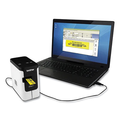 PT-P700 PC-Connectable Label Printer, 30 mm/s Print Speed, 3.1 x 6 x 5.6 OrdermeInc OrdermeInc