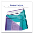 Big Tab Insertable Two-Pocket Plastic Dividers, 8-Tab, 11.13 x 9.25, Assorted, 1 Set OrdermeInc OrdermeInc